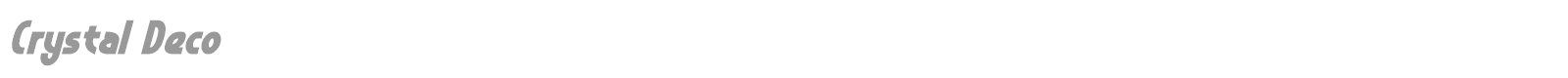 Crystal Deco font preview